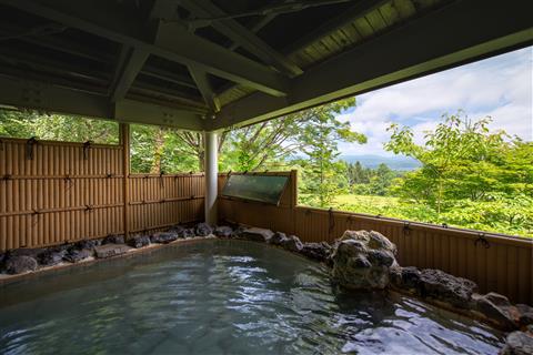 1泊目：八幡平マウンテンホテル　露天風呂